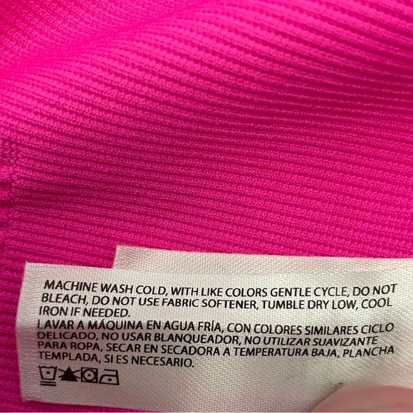 Neon pink women’s spandex shorts size 20 hot pink 80s party workout shorts - Picture 7 of 9